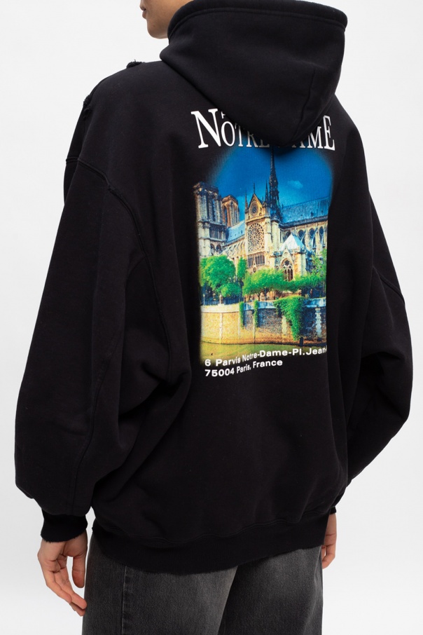 black ski Gothic | Printed hoodie Balenciaga ...